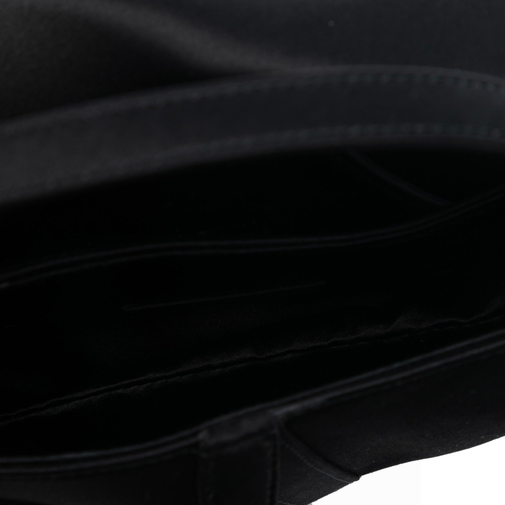 Dior Mini Satin Crystal Embellished Saddle Bag