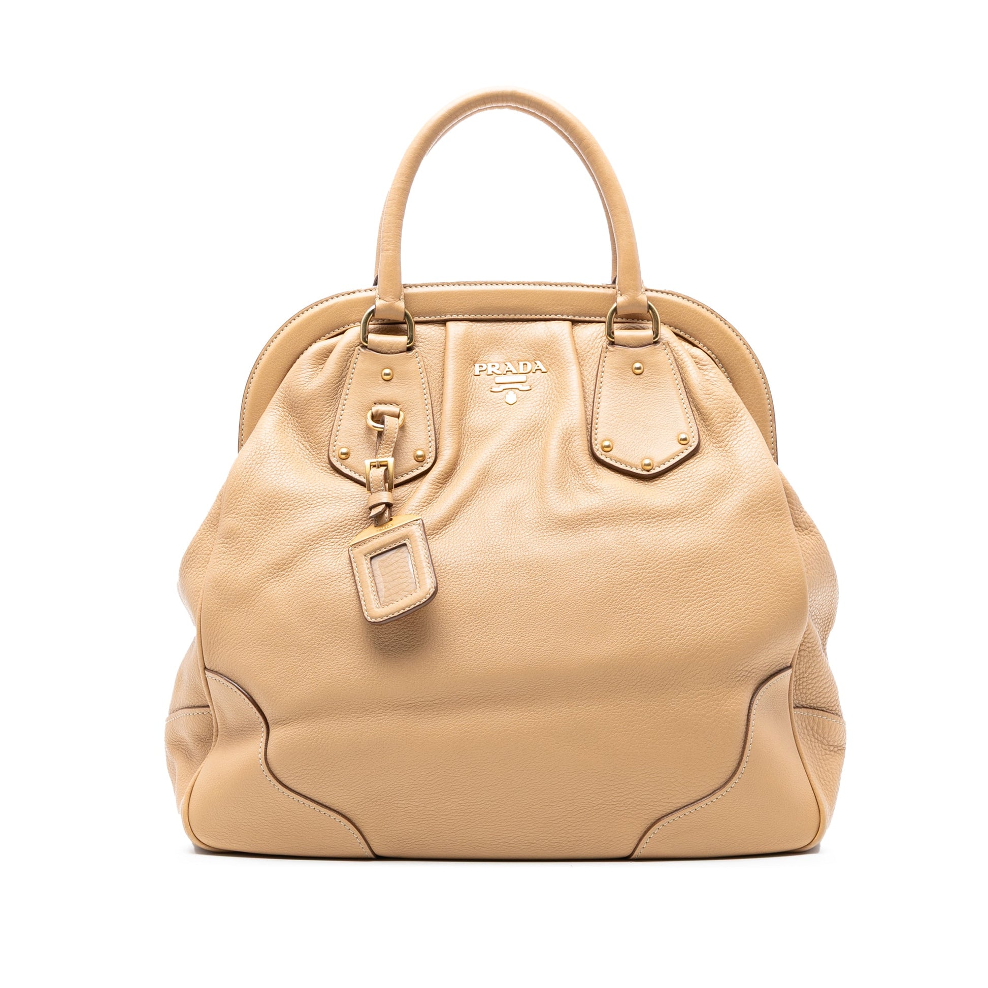 Prada Cervo Antik Frame Handbag