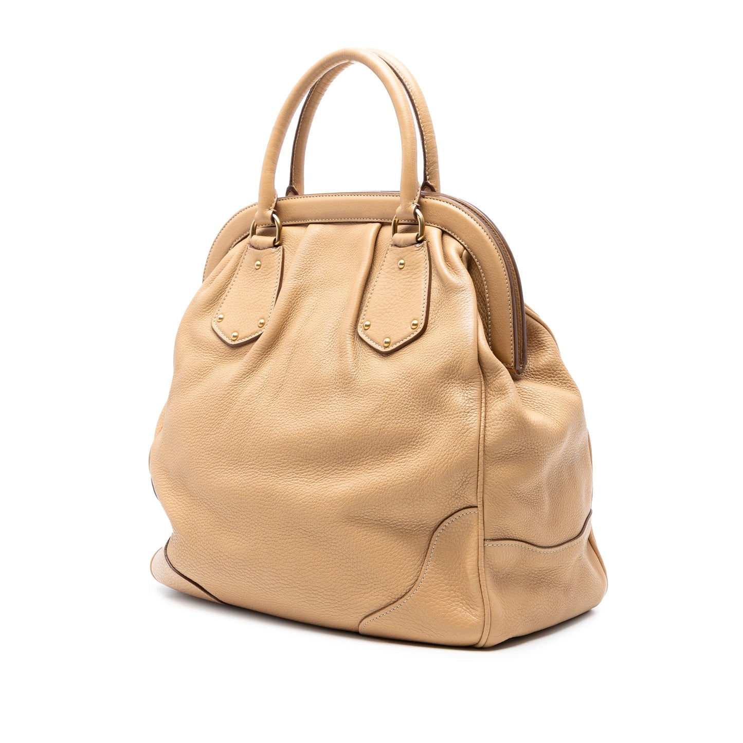 Prada Cervo Antik Frame Handbag