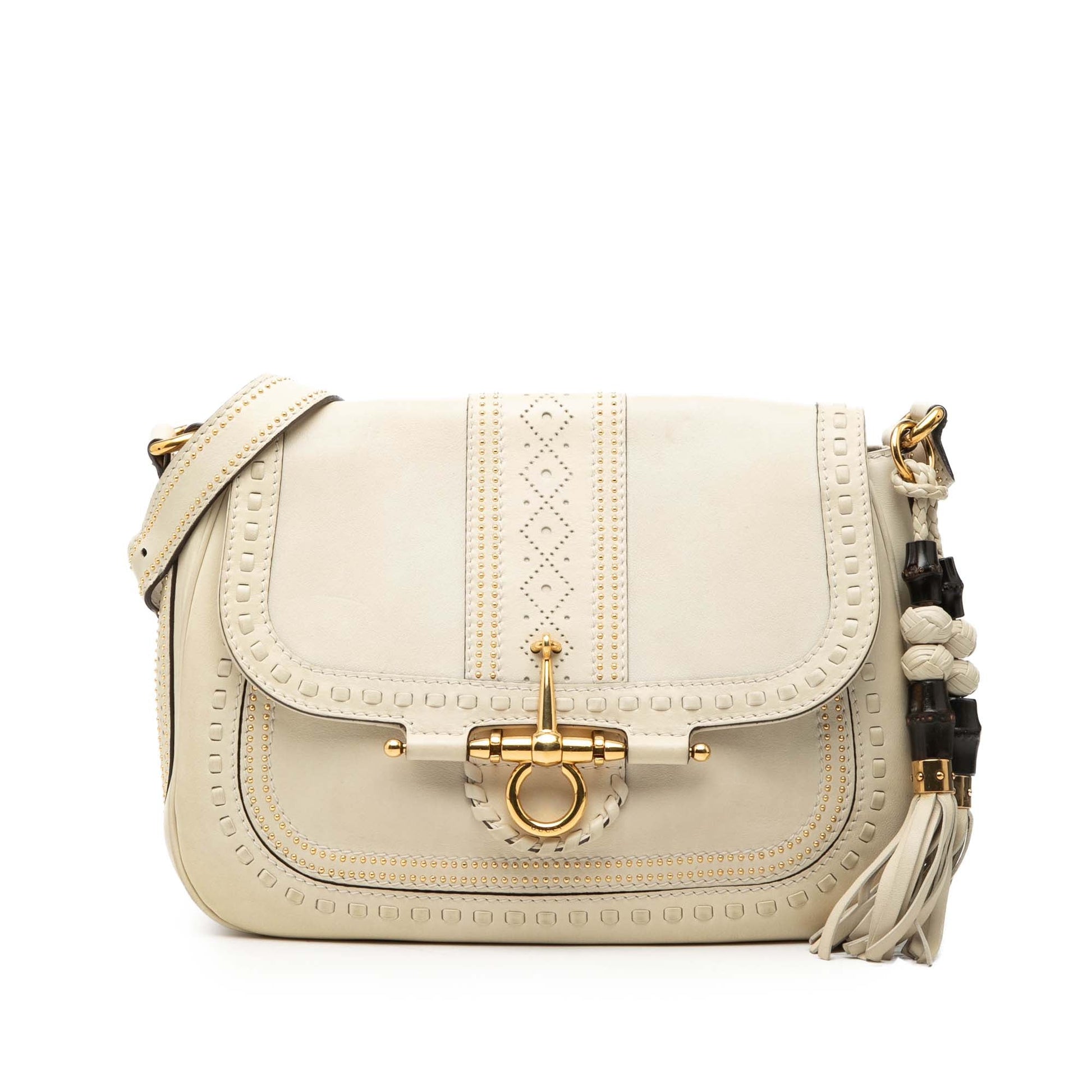 Gucci Medium Leather Snaffle Bit Shoulder Bag