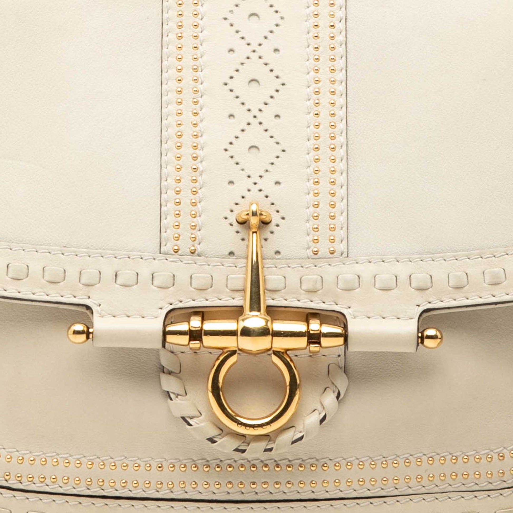 Gucci Medium Leather Snaffle Bit Shoulder Bag