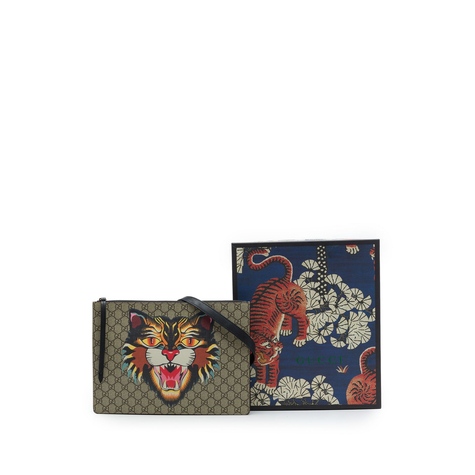 Gucci GG Supreme Angry Cat Crossbody