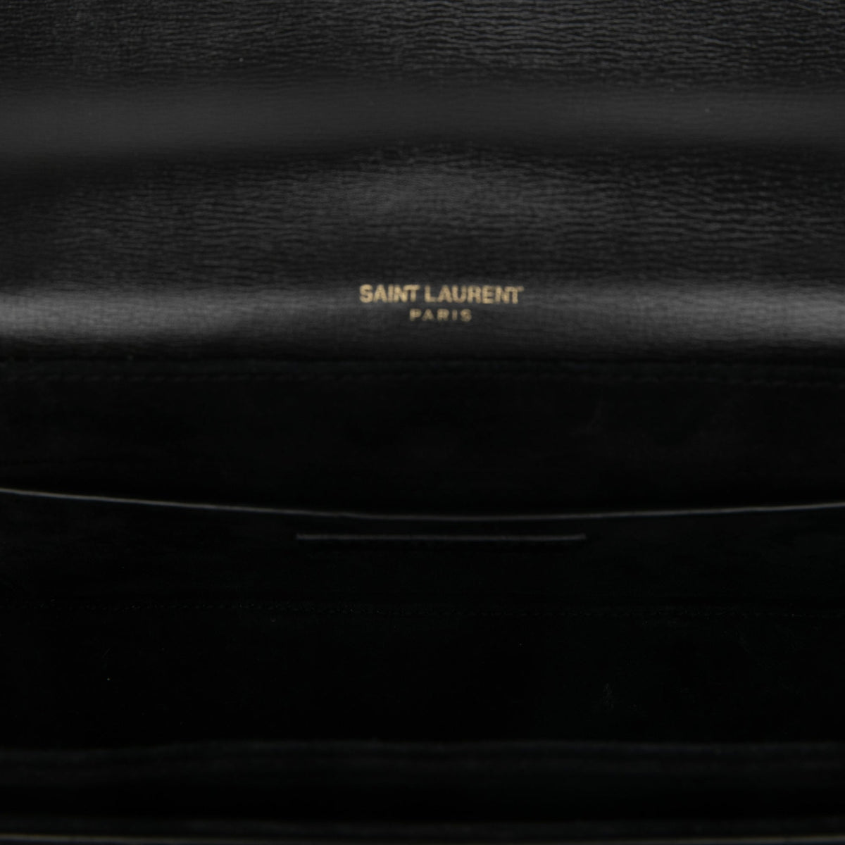 Saint Laurent Medium Calfskin and Suede Bellechasse Bag — Black