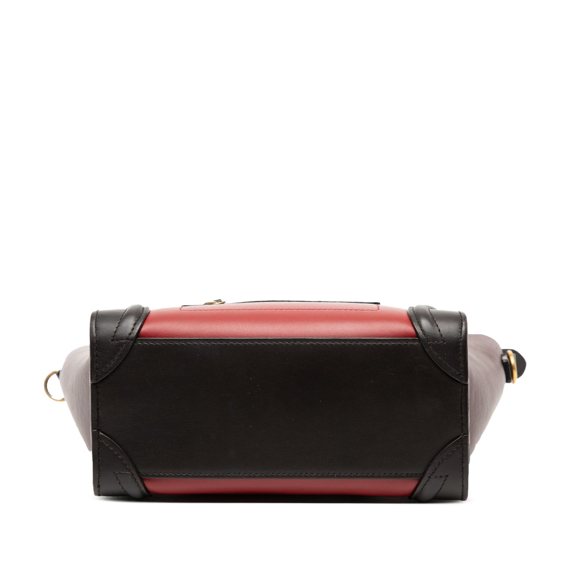 Celine Nano Tricolor Leather Luggage Tote