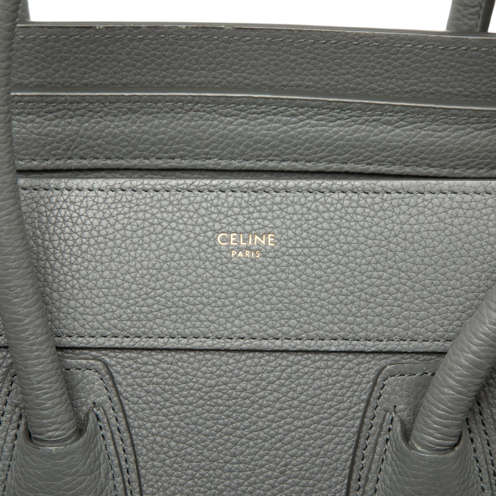Celine Micro Calfskin Luggage Tote