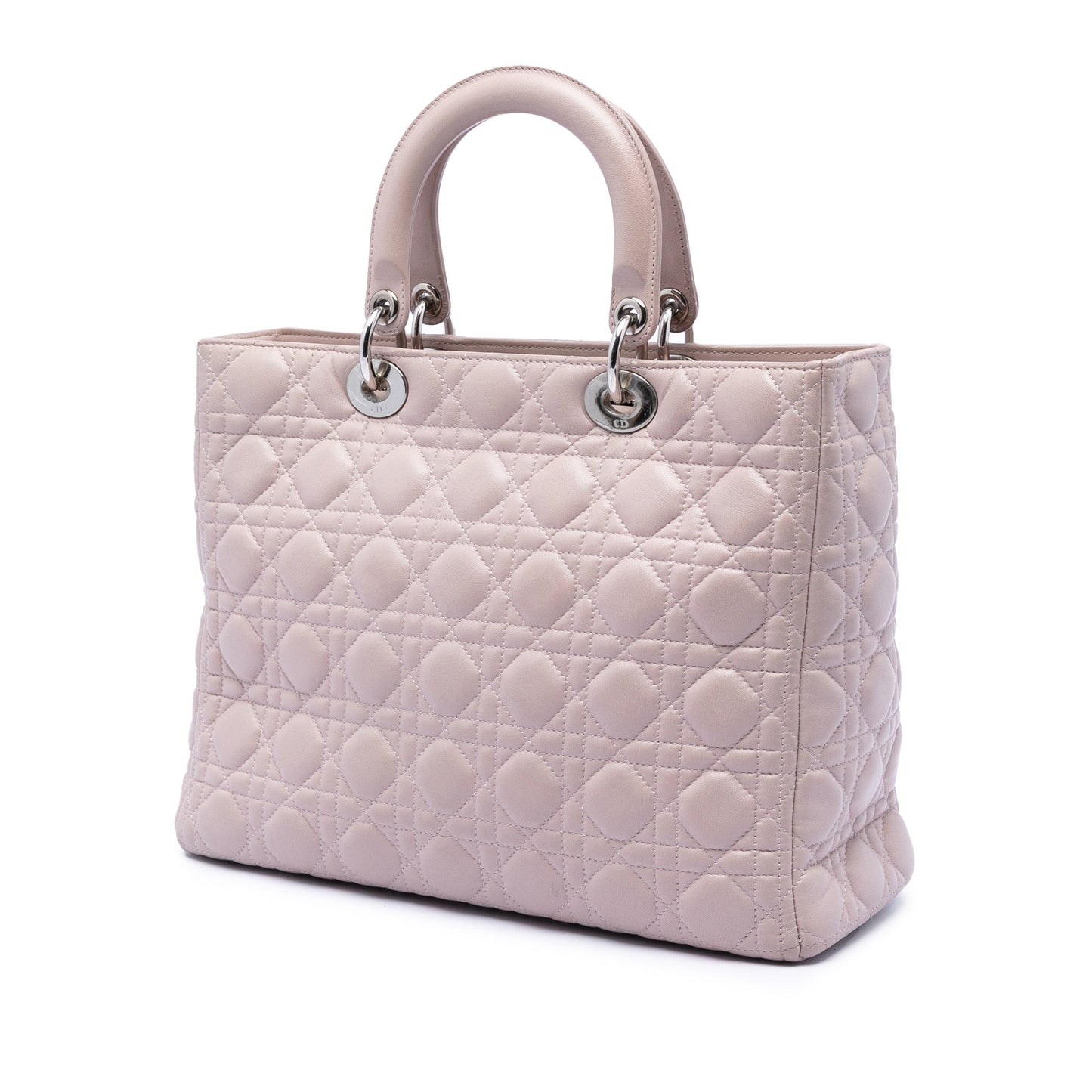 Dior Large Lambskin Cannage Lady Dior