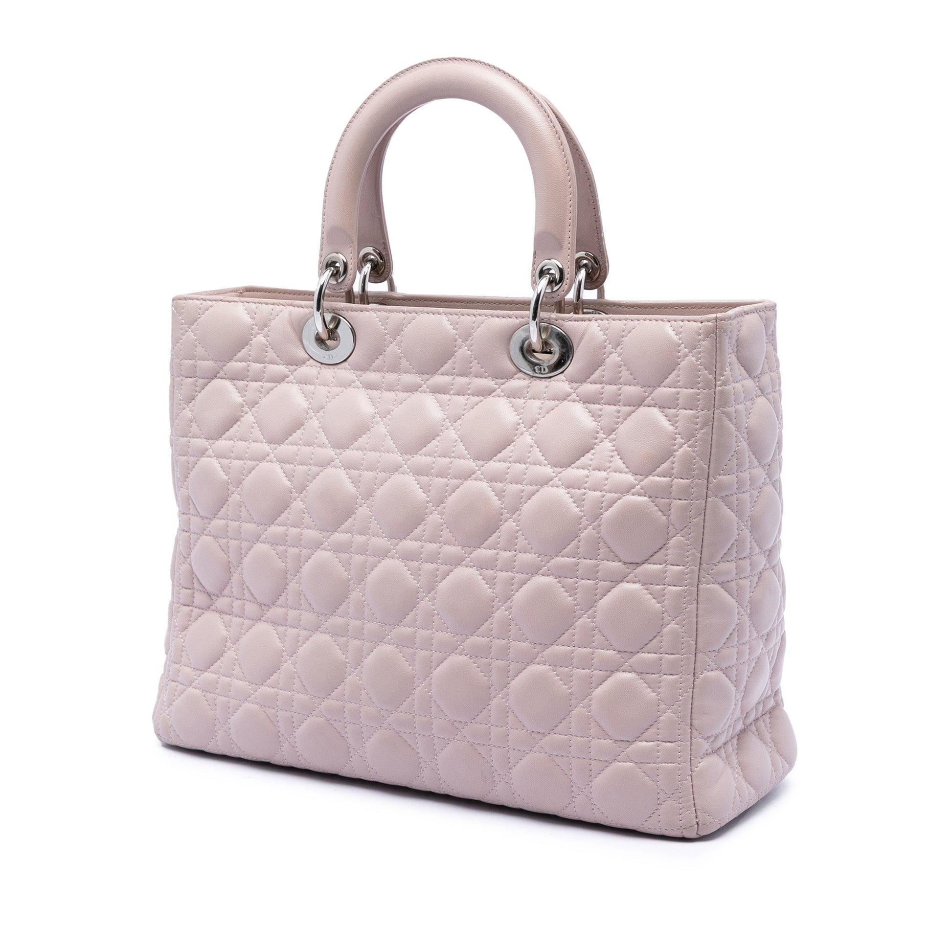 Dior Large Lambskin Cannage Lady Dior