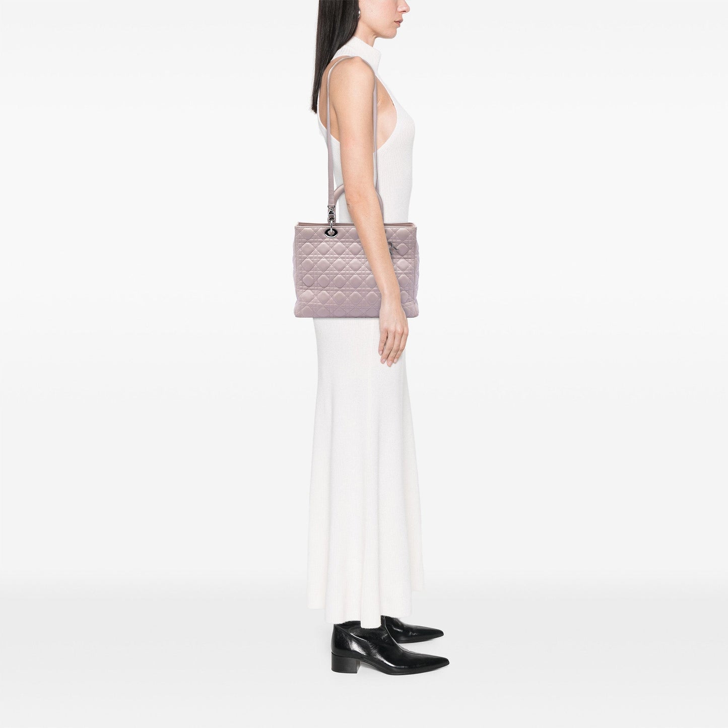 Dior Large Lambskin Cannage Lady Dior