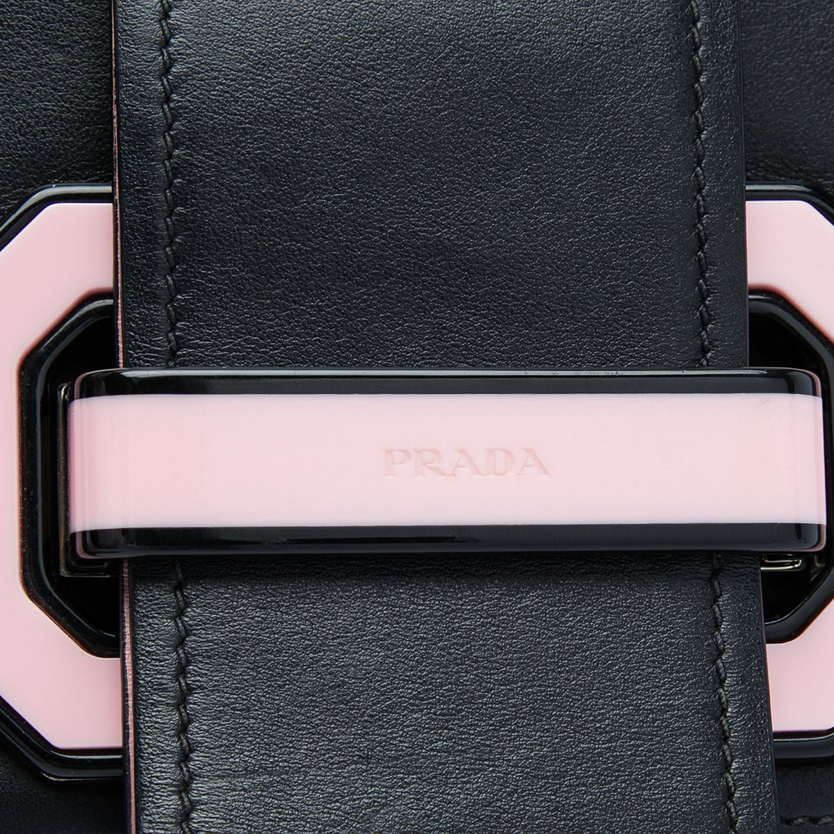 Prada City Calf Plex Ribbon Crossbody