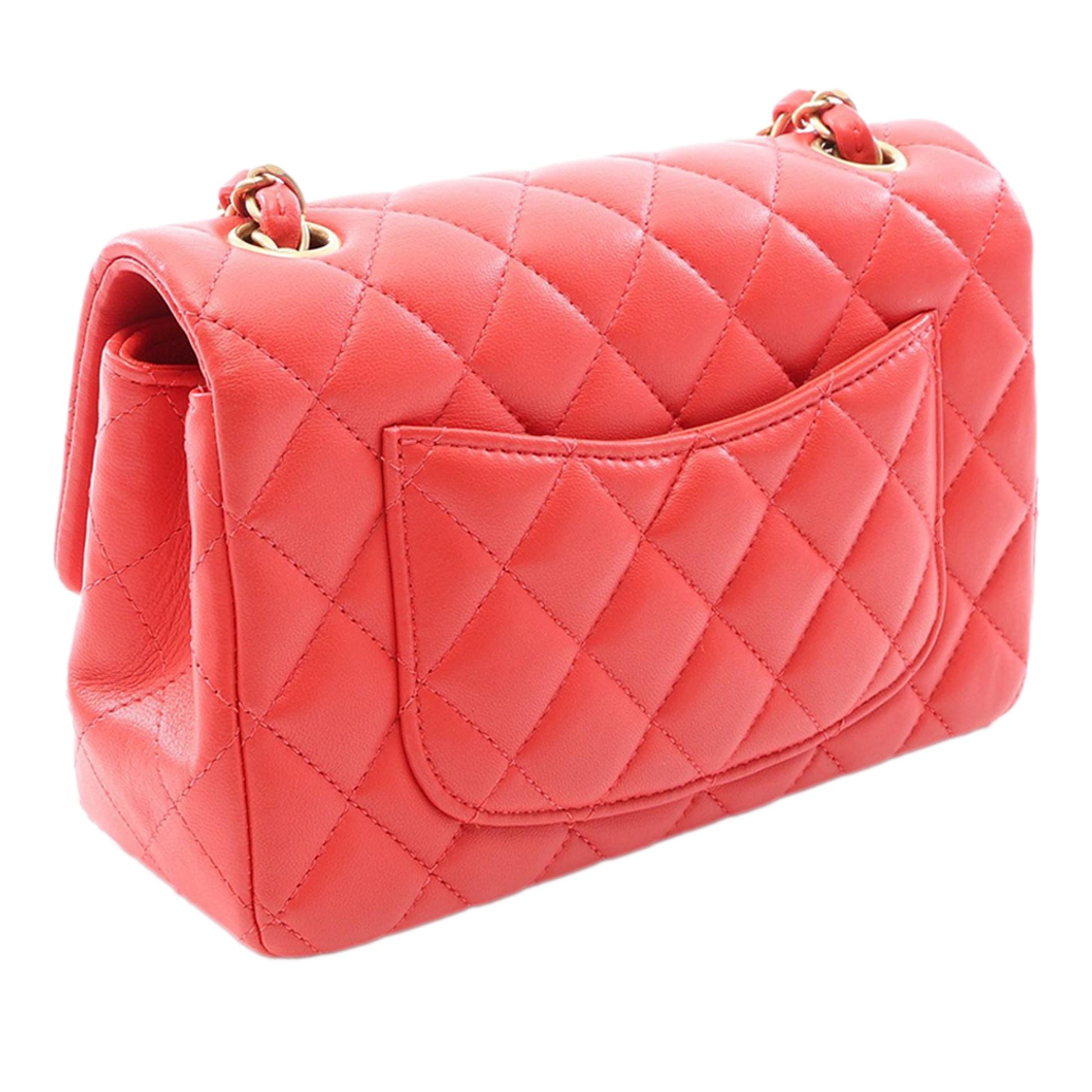 Chanel Mini Rectangular Classic Lambskin Single Flap