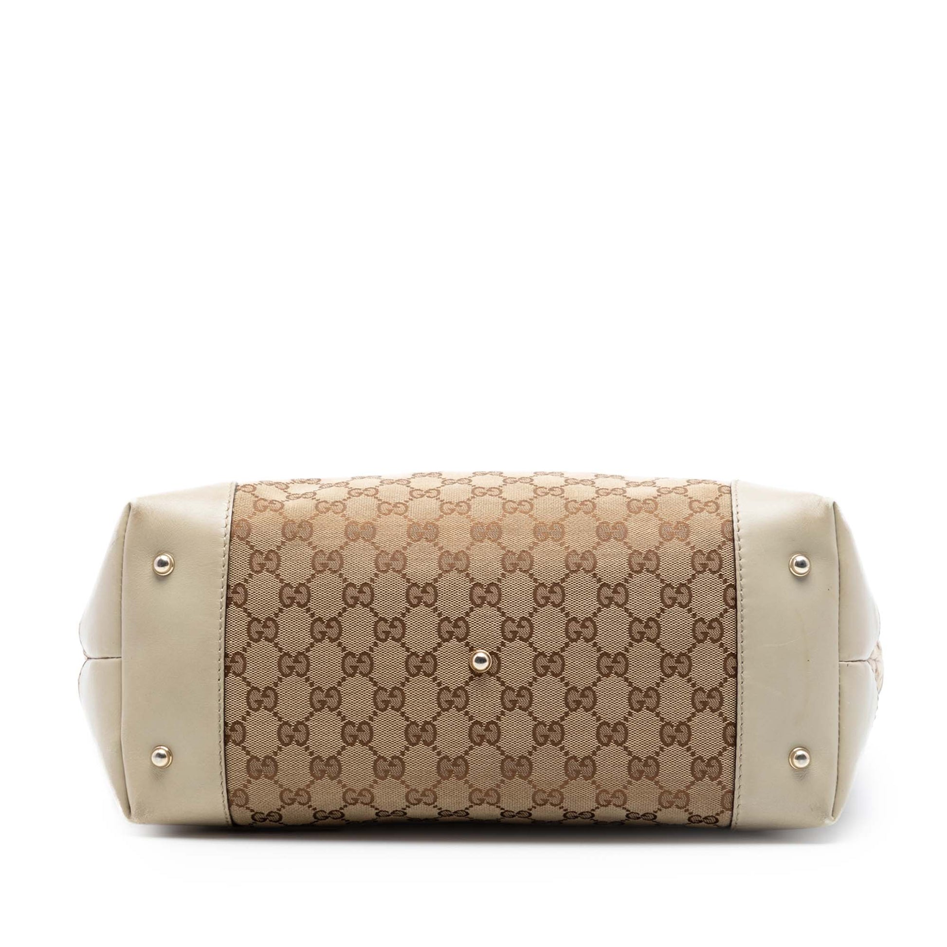 Gucci GG Canvas Heart Bit Tote
