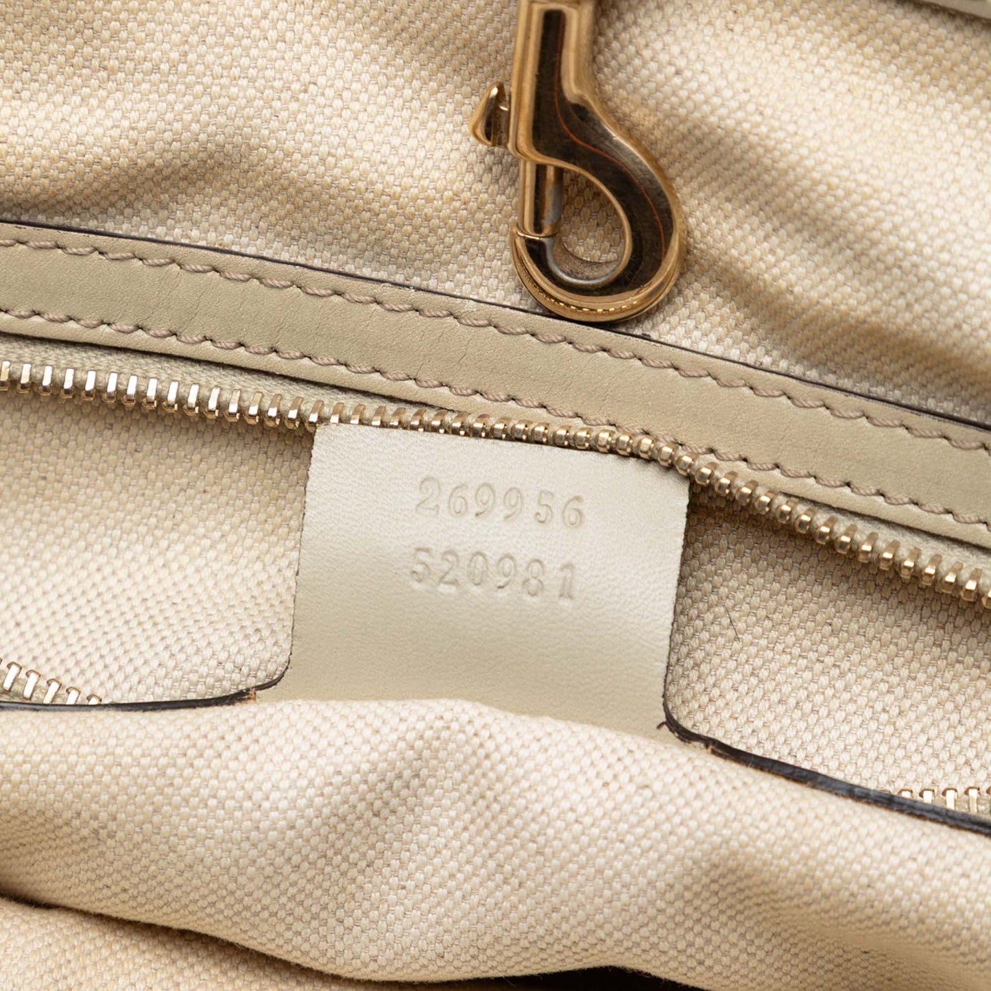 Gucci GG Canvas Heart Bit Tote