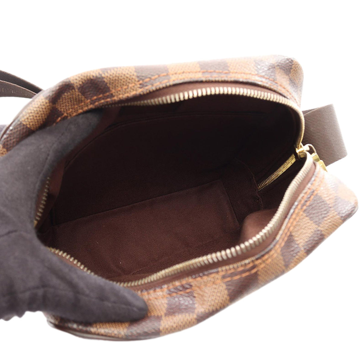 Louis Vuitton Damier Ebene Olav PM — Brown