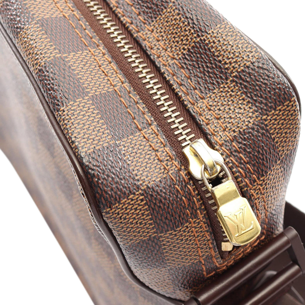Louis Vuitton Damier Ebene Olav PM — Brown