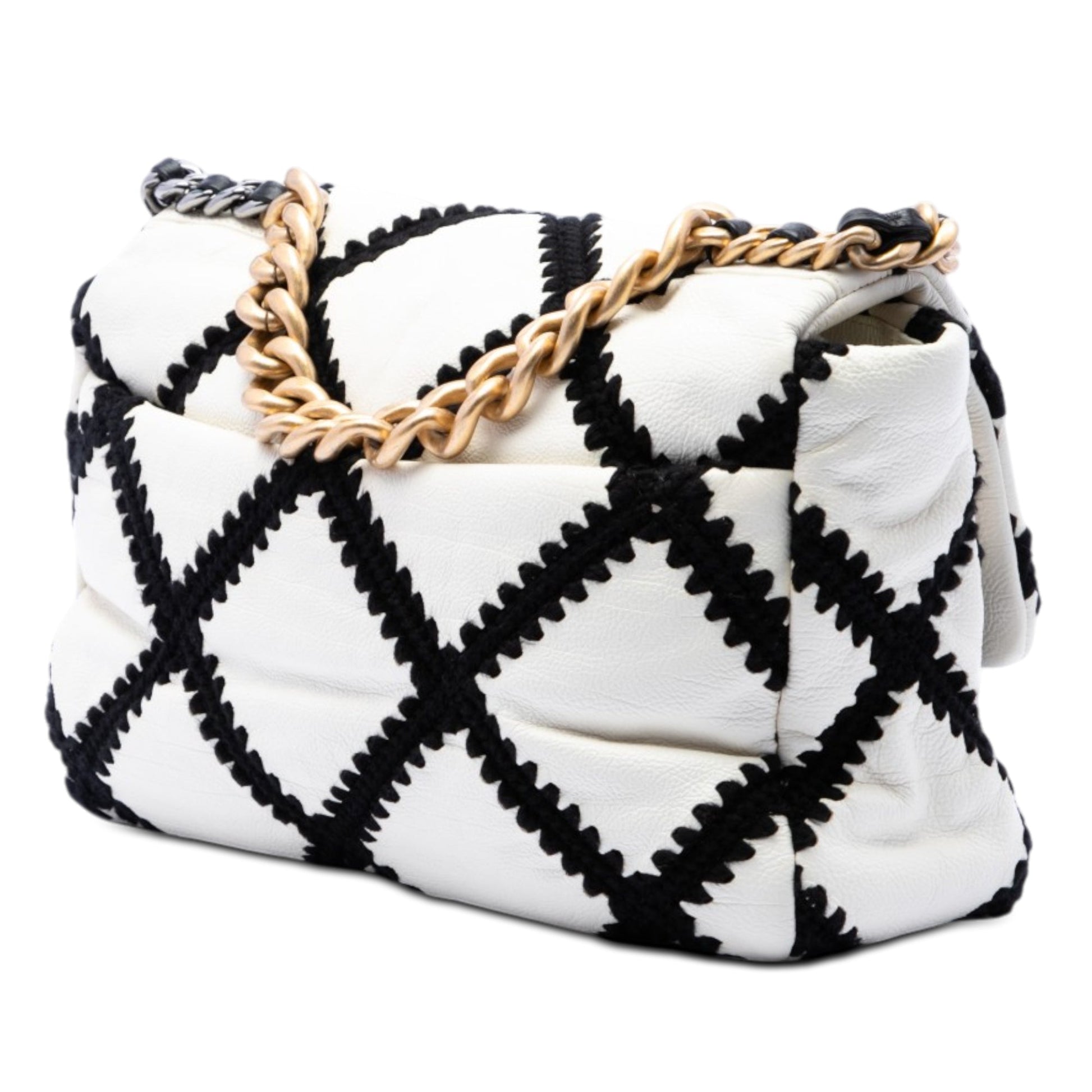 Chanel Large Crochet Calfskin 19 Flap