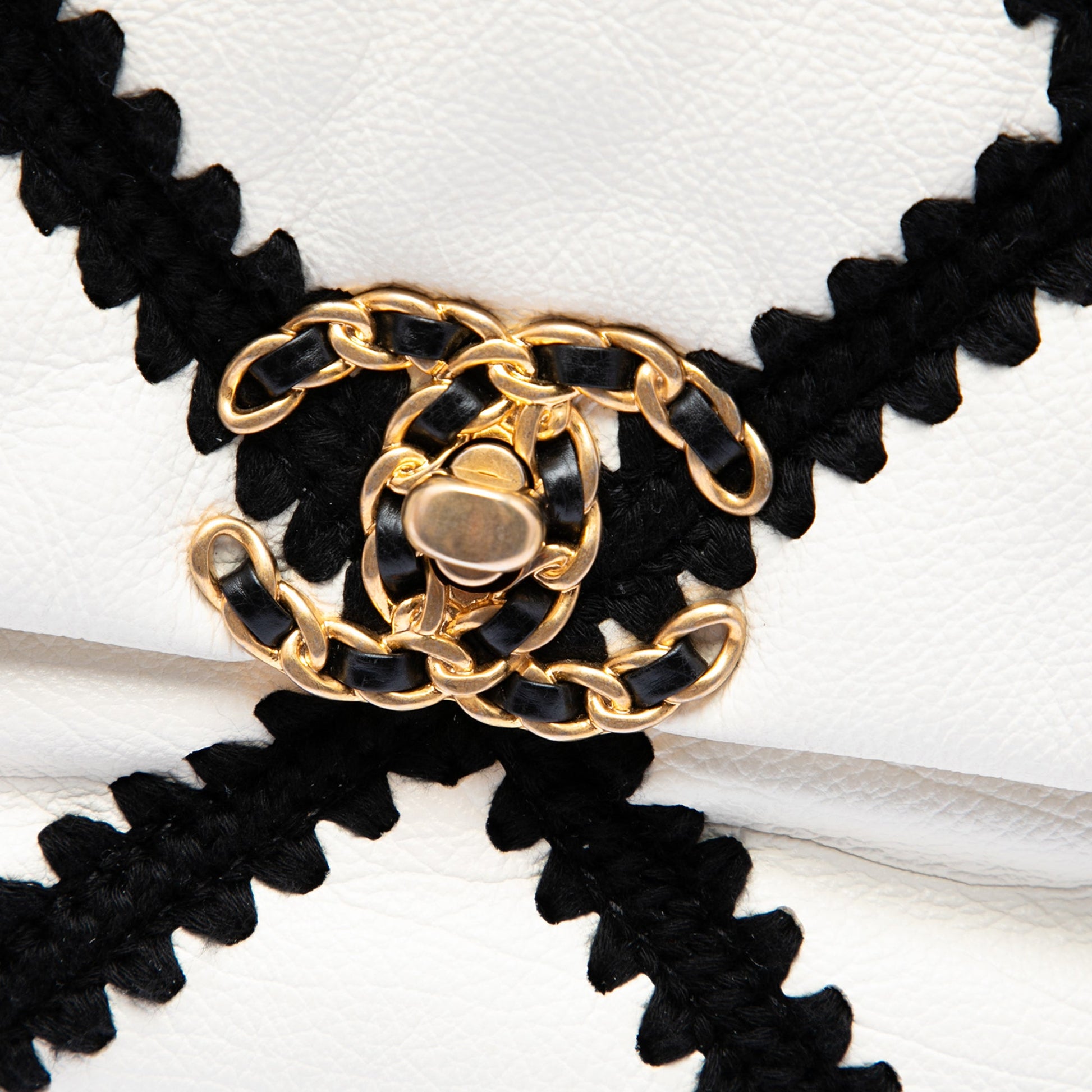 Chanel Large Crochet Calfskin 19 Flap