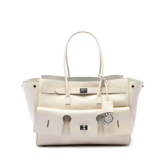 Balenciaga Medium Smooth Calfskin Bel Air Carry All Tote