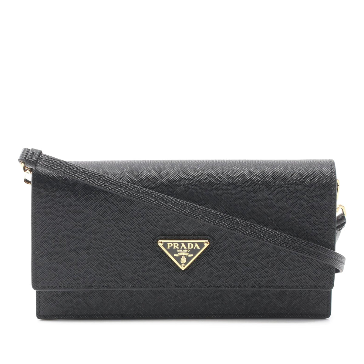 Prada Saffiano Clutch on Strap