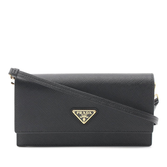 Prada Saffiano Clutch on Strap
