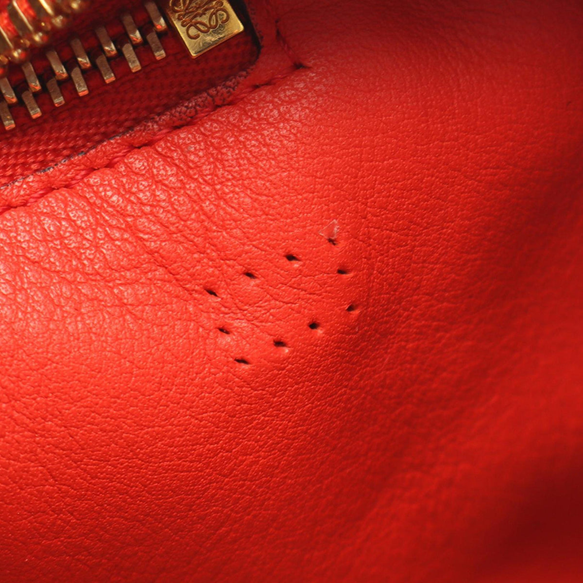 LOEWE Leather Amazona 23 — Red