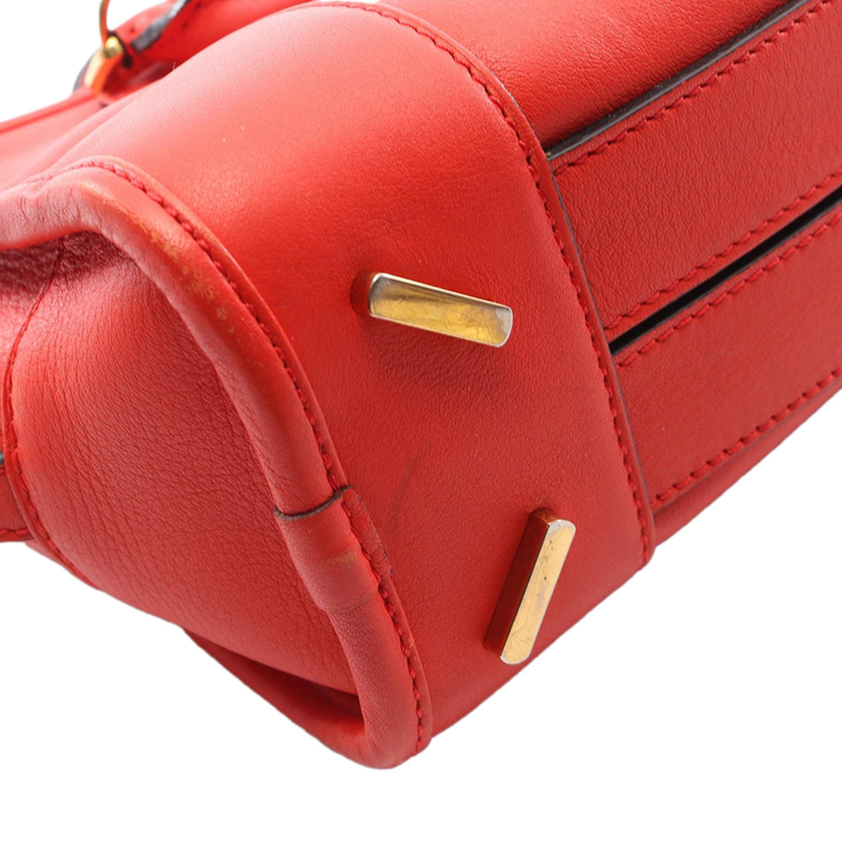 LOEWE Leather Amazona 23 — Red