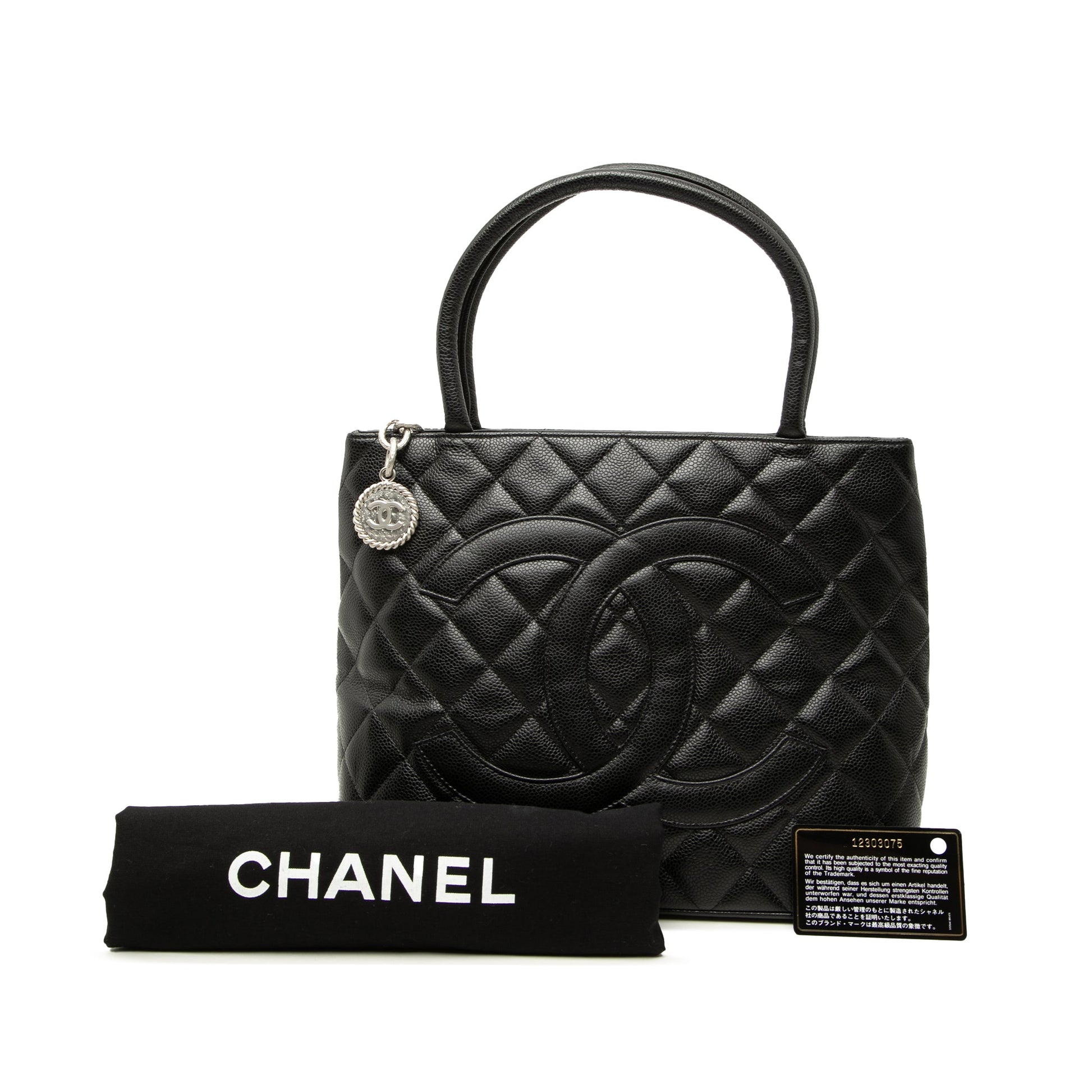 Chanel Caviar Medallion Tote