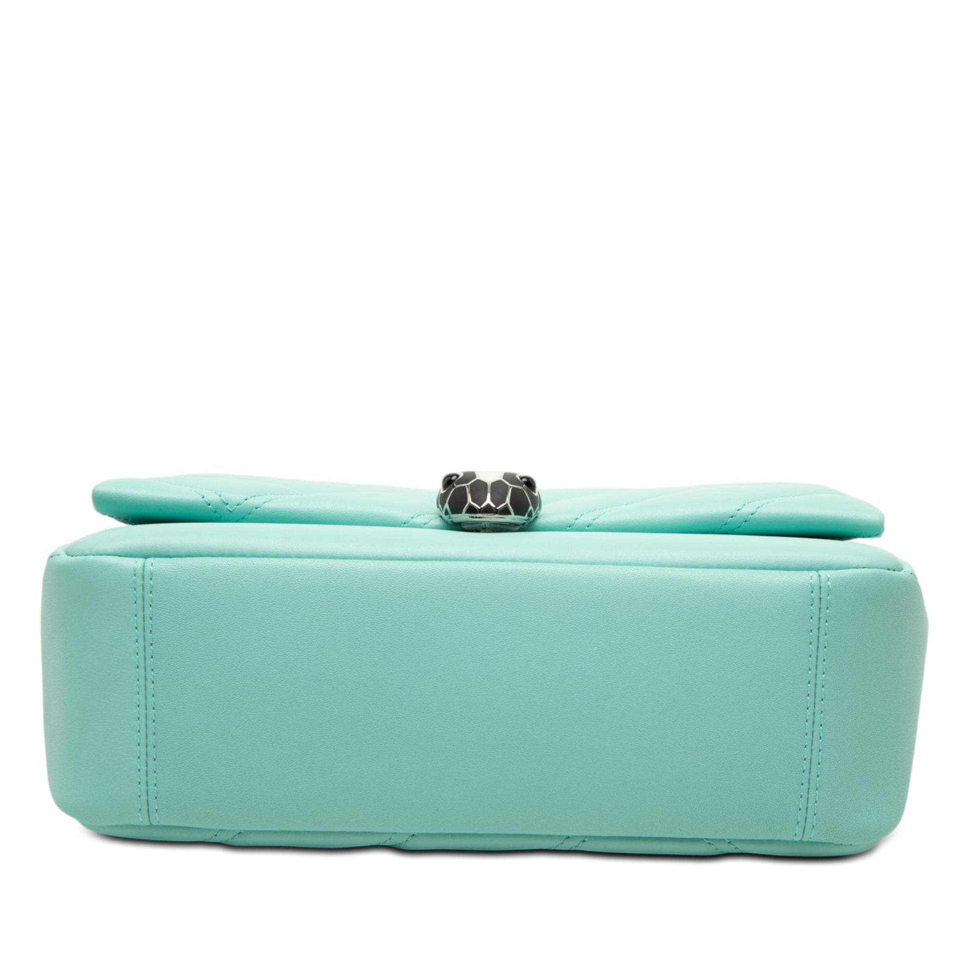 Bvlgari Small Leather Serpenti Cabochon Crossbody