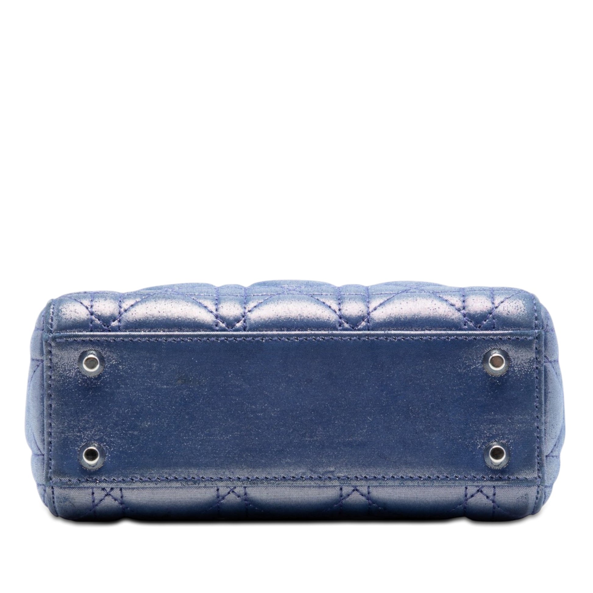 Dior Mini Iridescent Lambskin Cannage Lady Dior