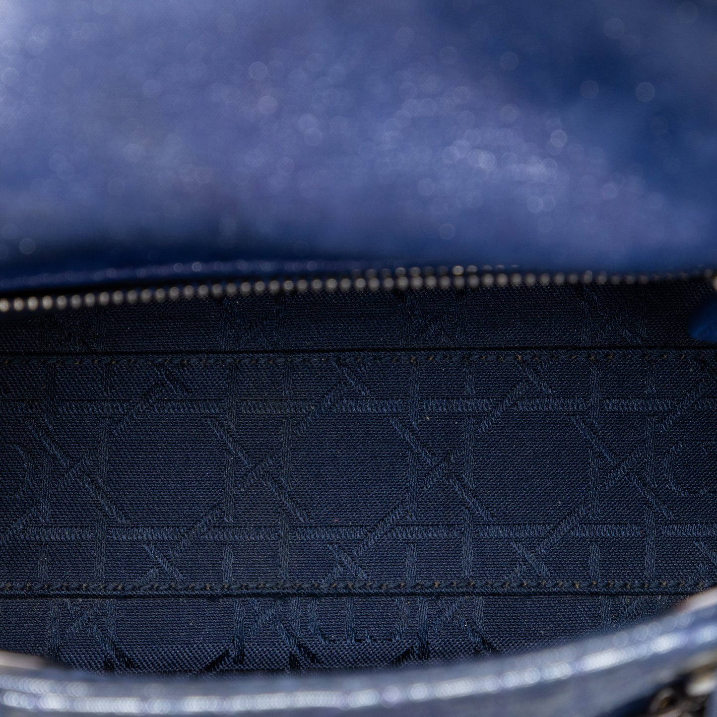 Dior Mini Iridescent Lambskin Cannage Lady Dior