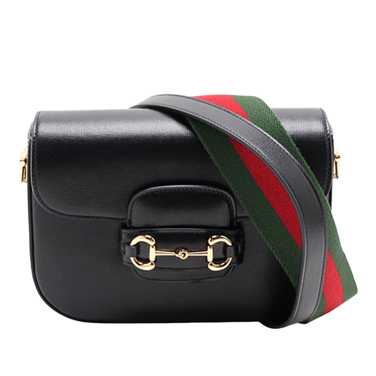 Gucci Small Calfskin Web Horsebit 1955 Crossbody