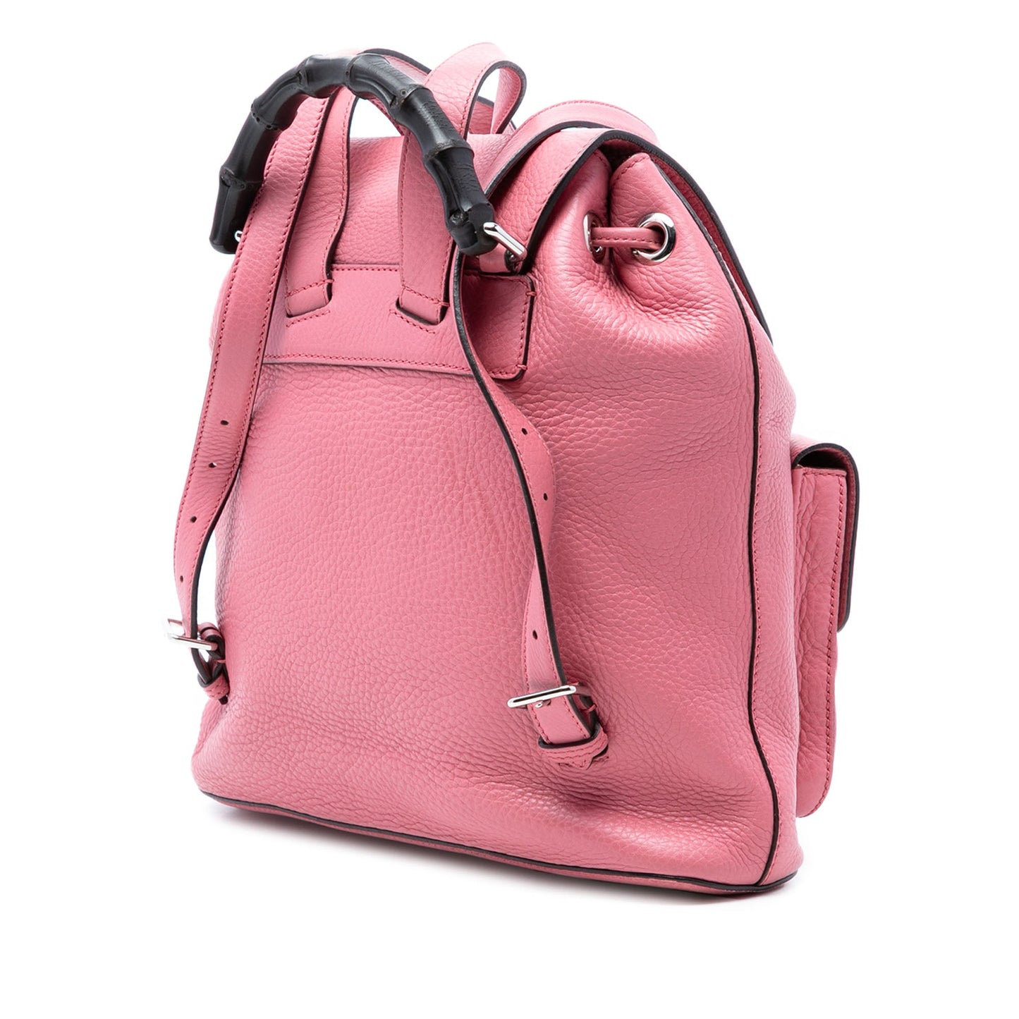 Gucci Leather Bamboo Tassel Backpack