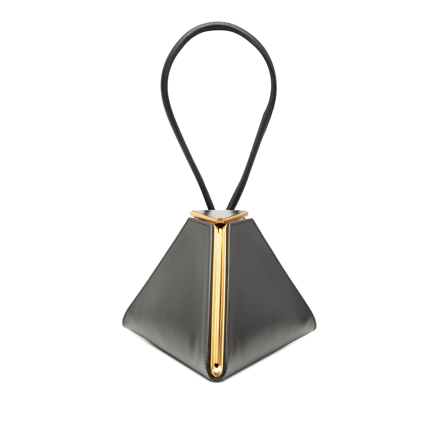 Bottega Veneta Calfskin Pyramid Handbag