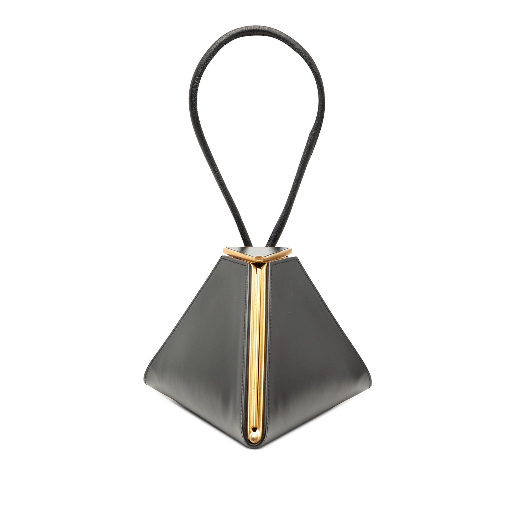 Bottega Veneta Calfskin Pyramid Handbag