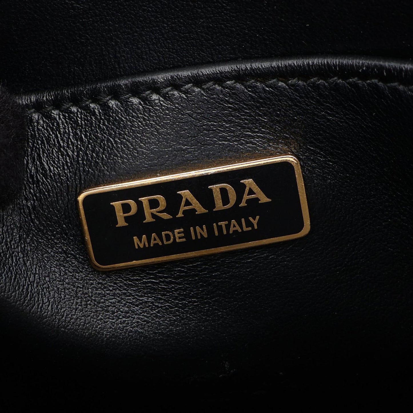 Prada Mini Embroidered Jacquard Symbole Triangolo Satchel