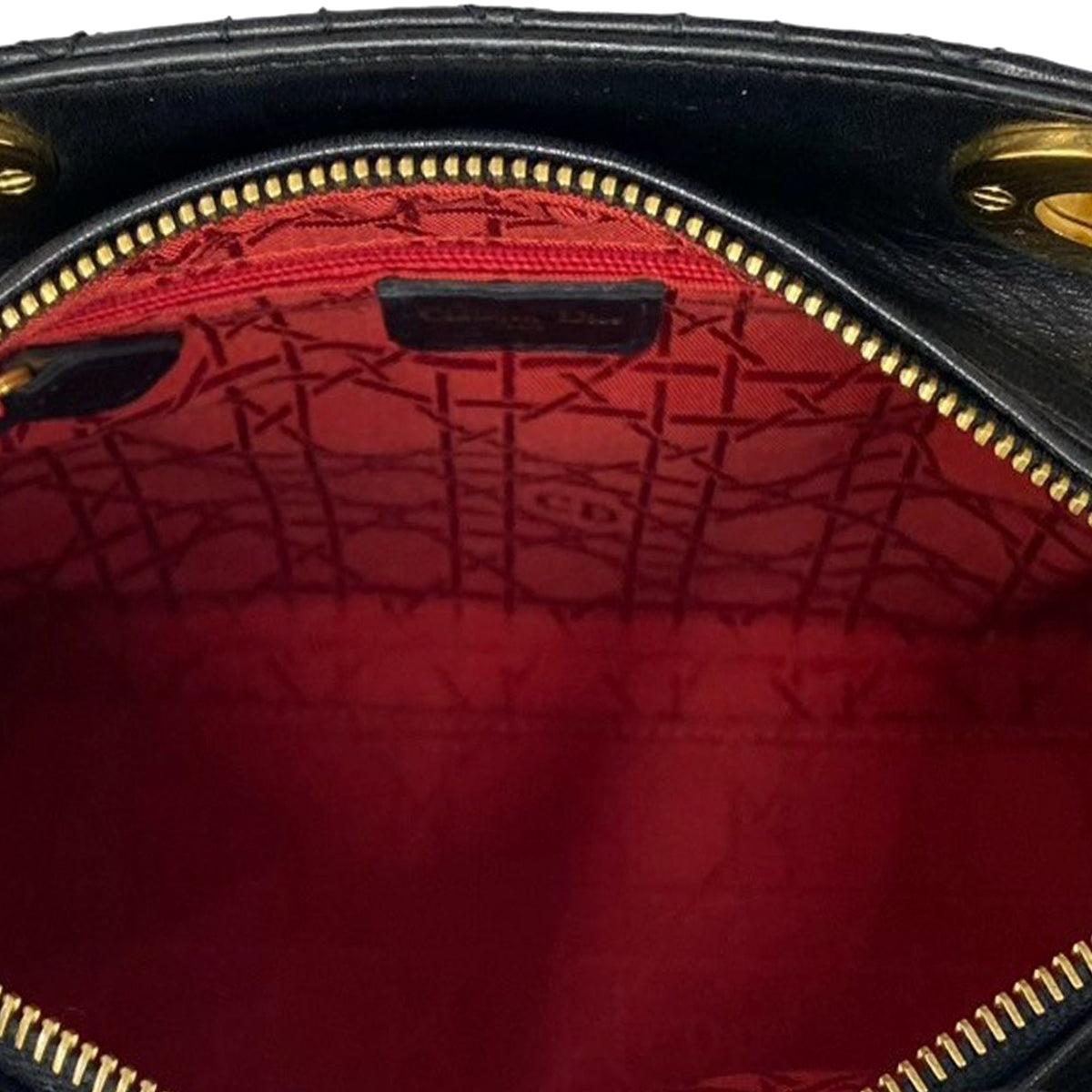 Dior Medium Calfskin Cannage Lady Dior