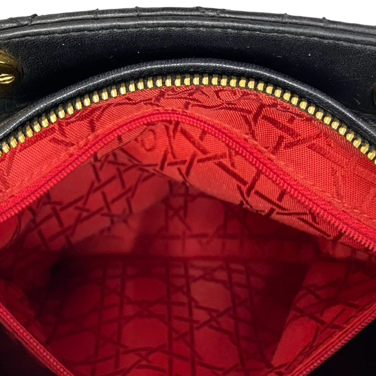 Dior Medium Calfskin Cannage Lady Dior