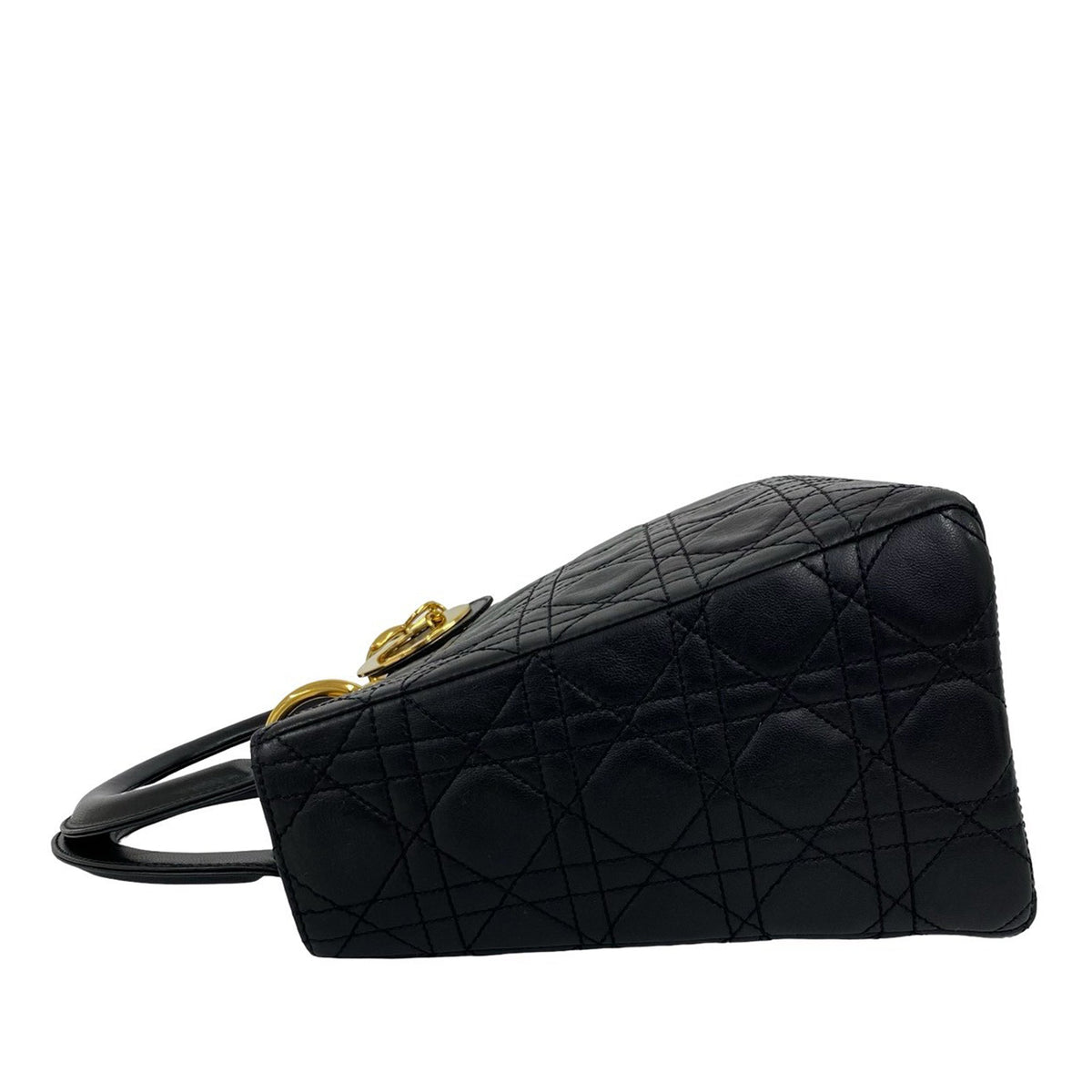 Dior Medium Calfskin Cannage Lady Dior
