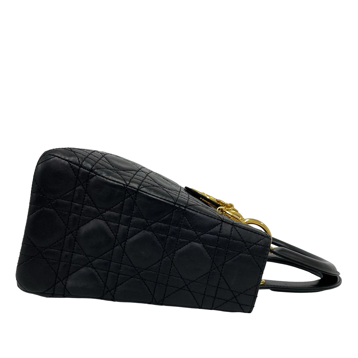 Dior Medium Calfskin Cannage Lady Dior