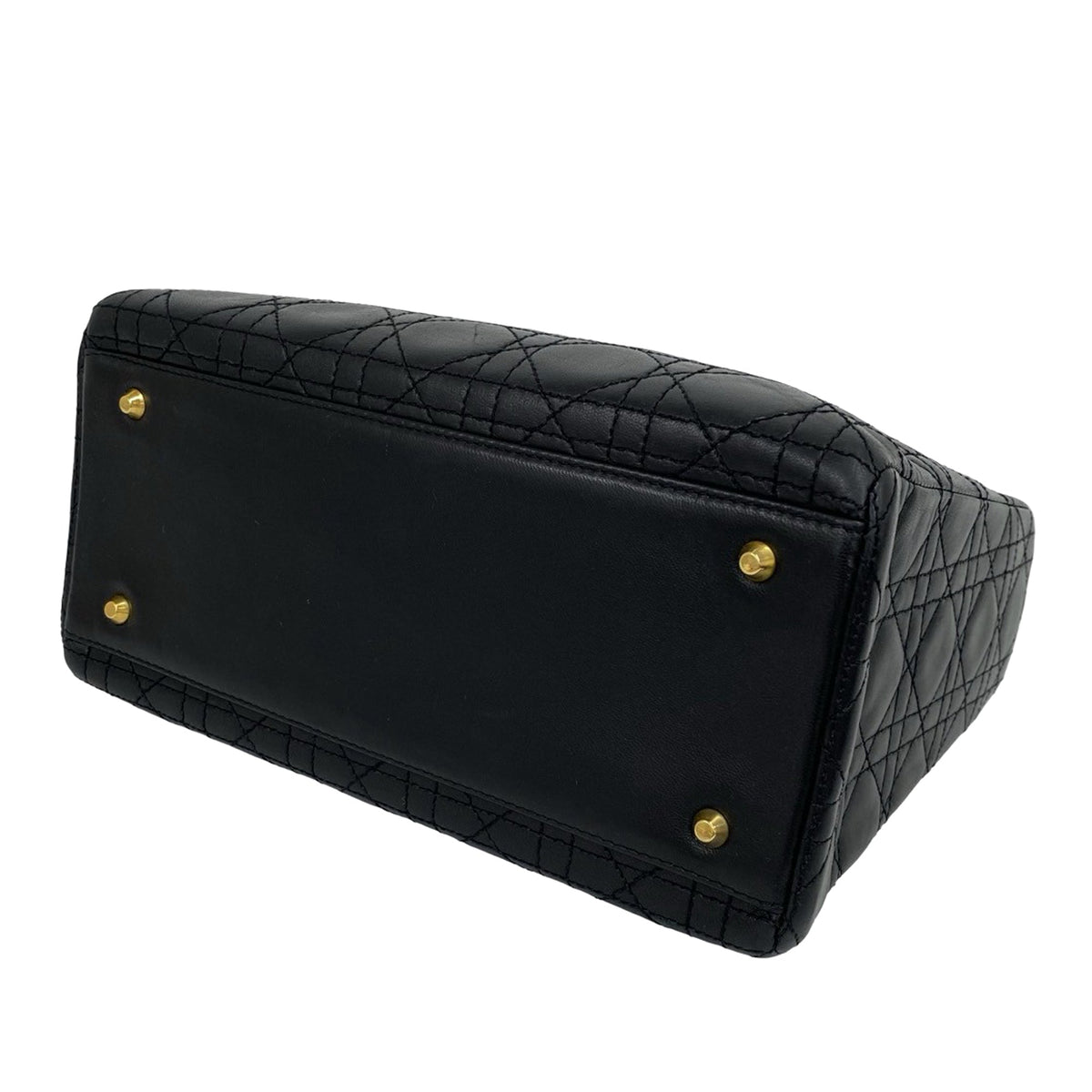 Dior Medium Calfskin Cannage Lady Dior