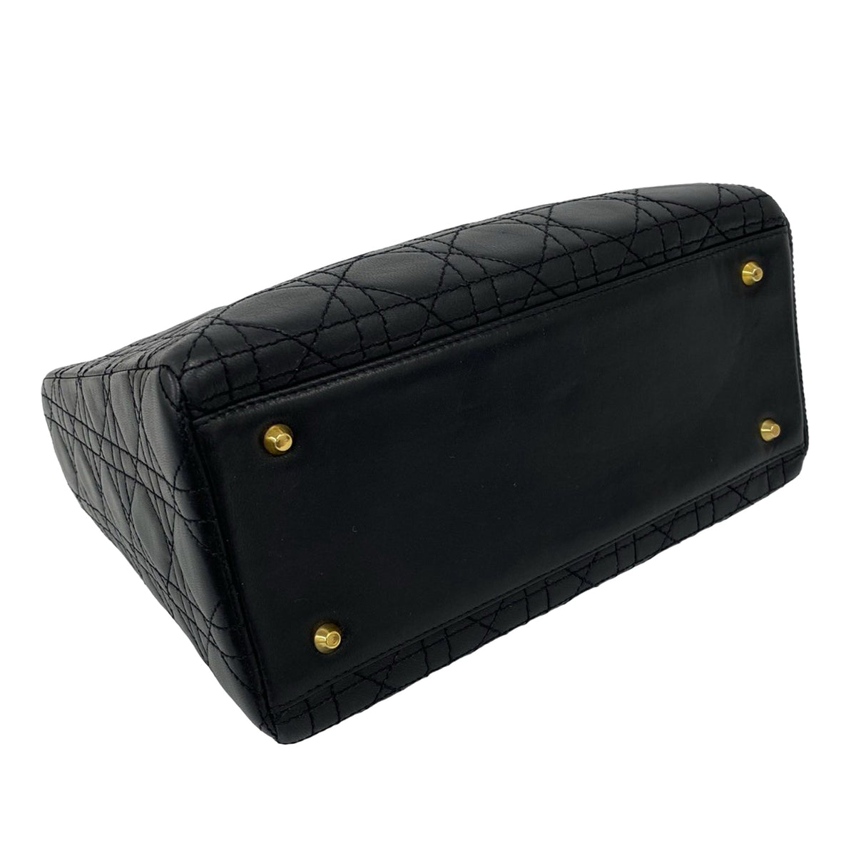 Dior Medium Calfskin Cannage Lady Dior