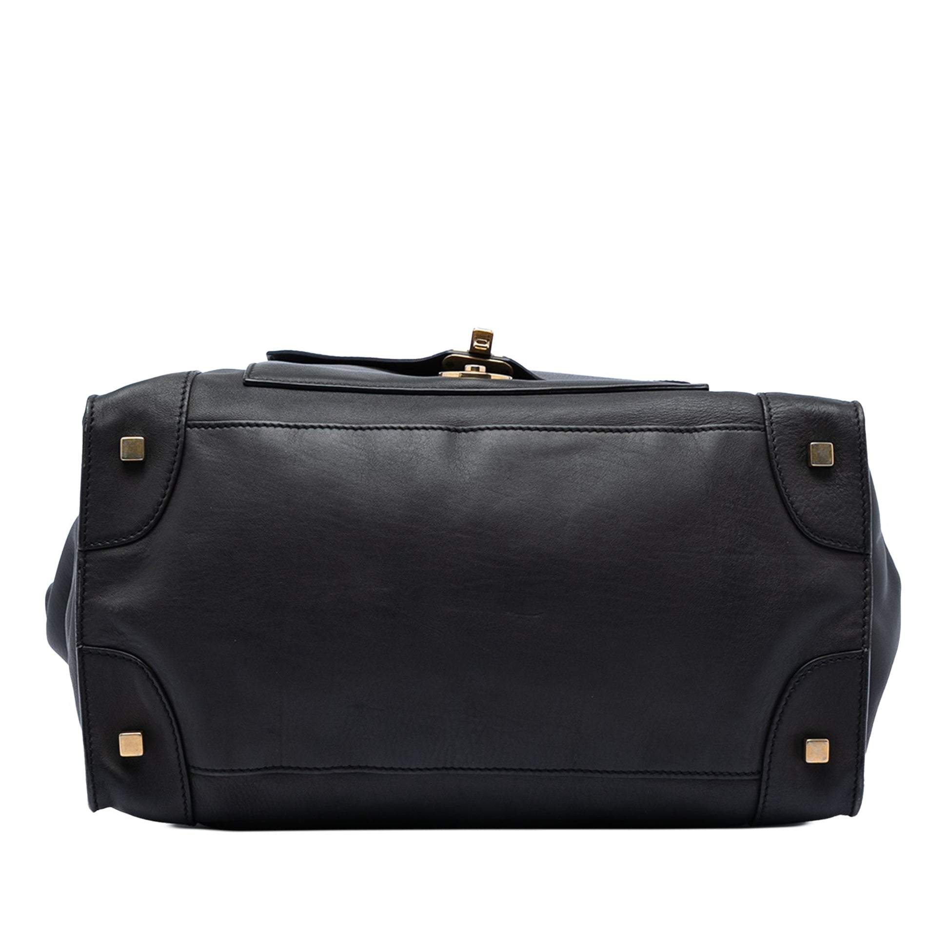 Celine Leather Envelope Luggage Tote