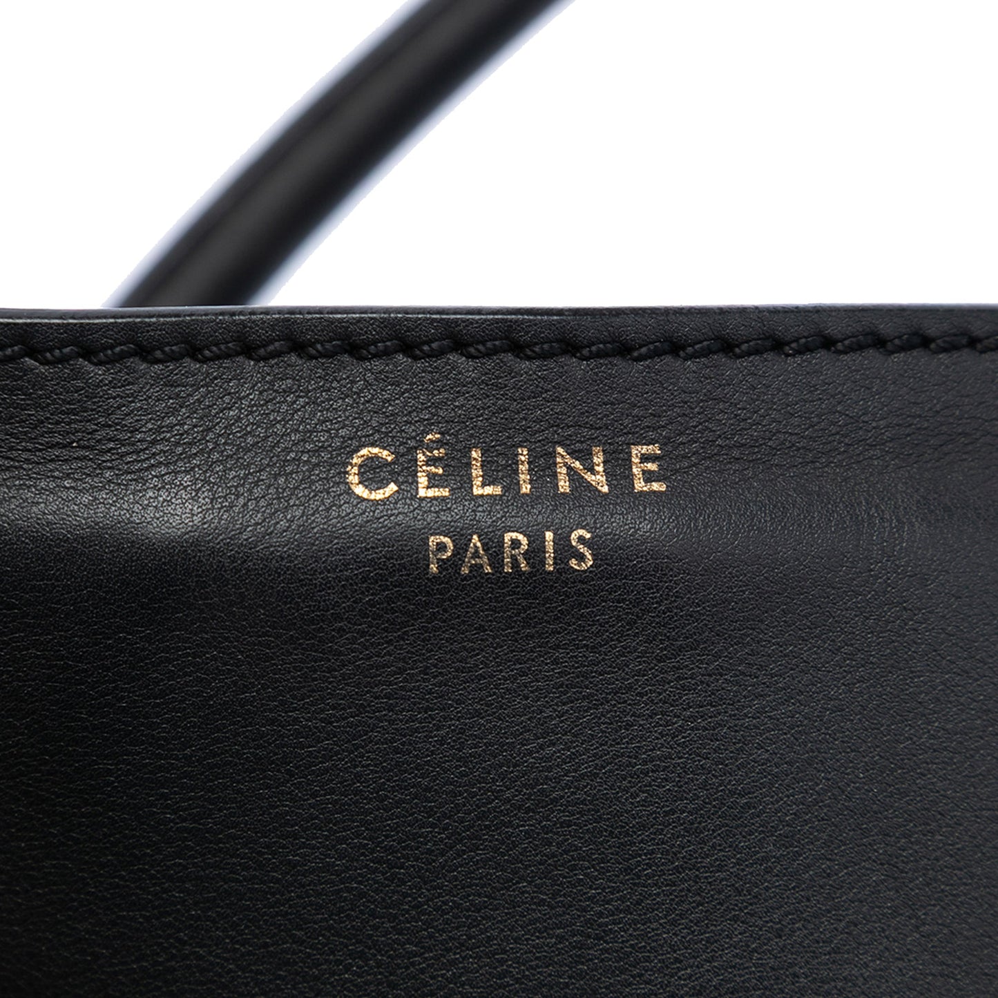 Celine Leather Envelope Luggage Tote