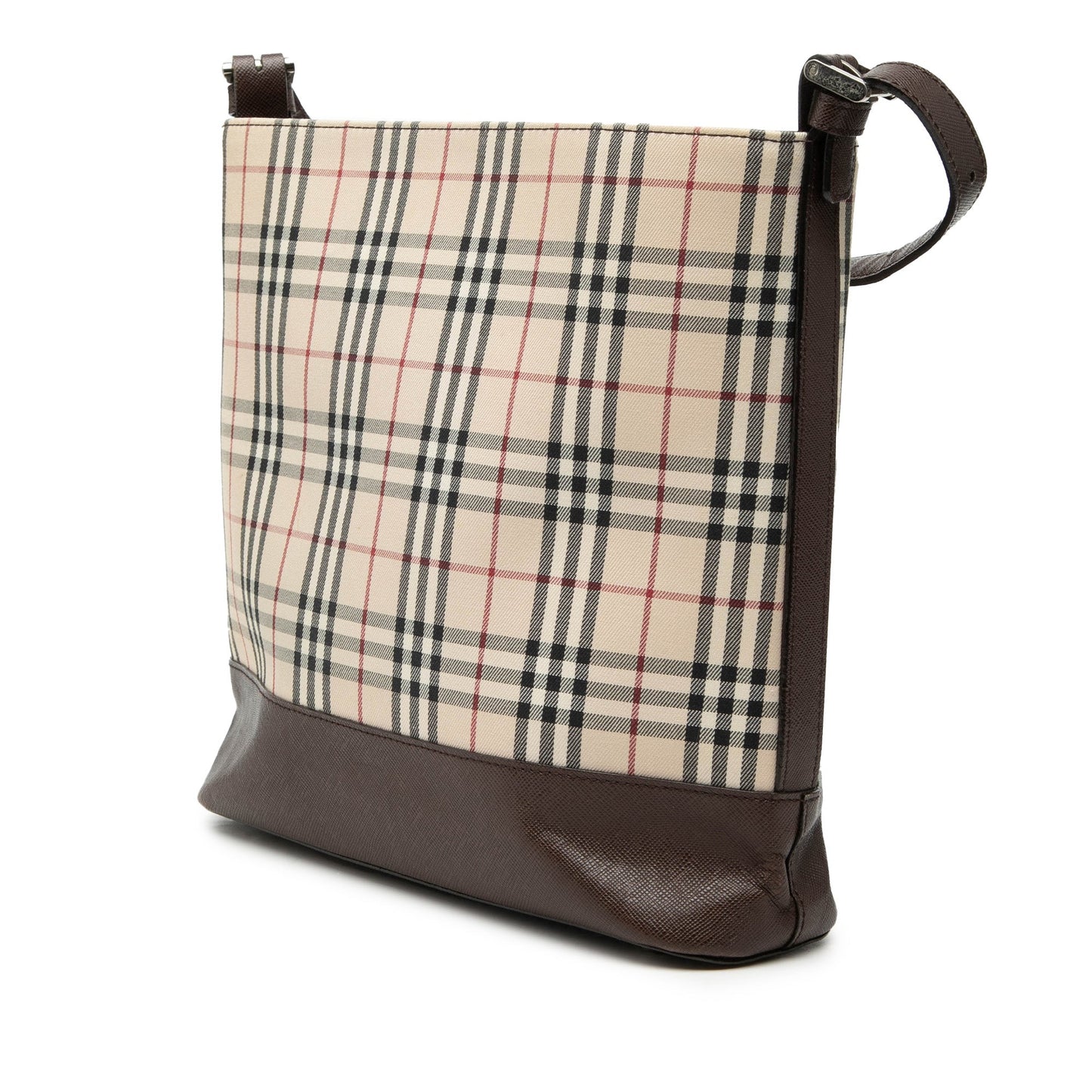 Burberry House Check Canvas Shoulder Bag