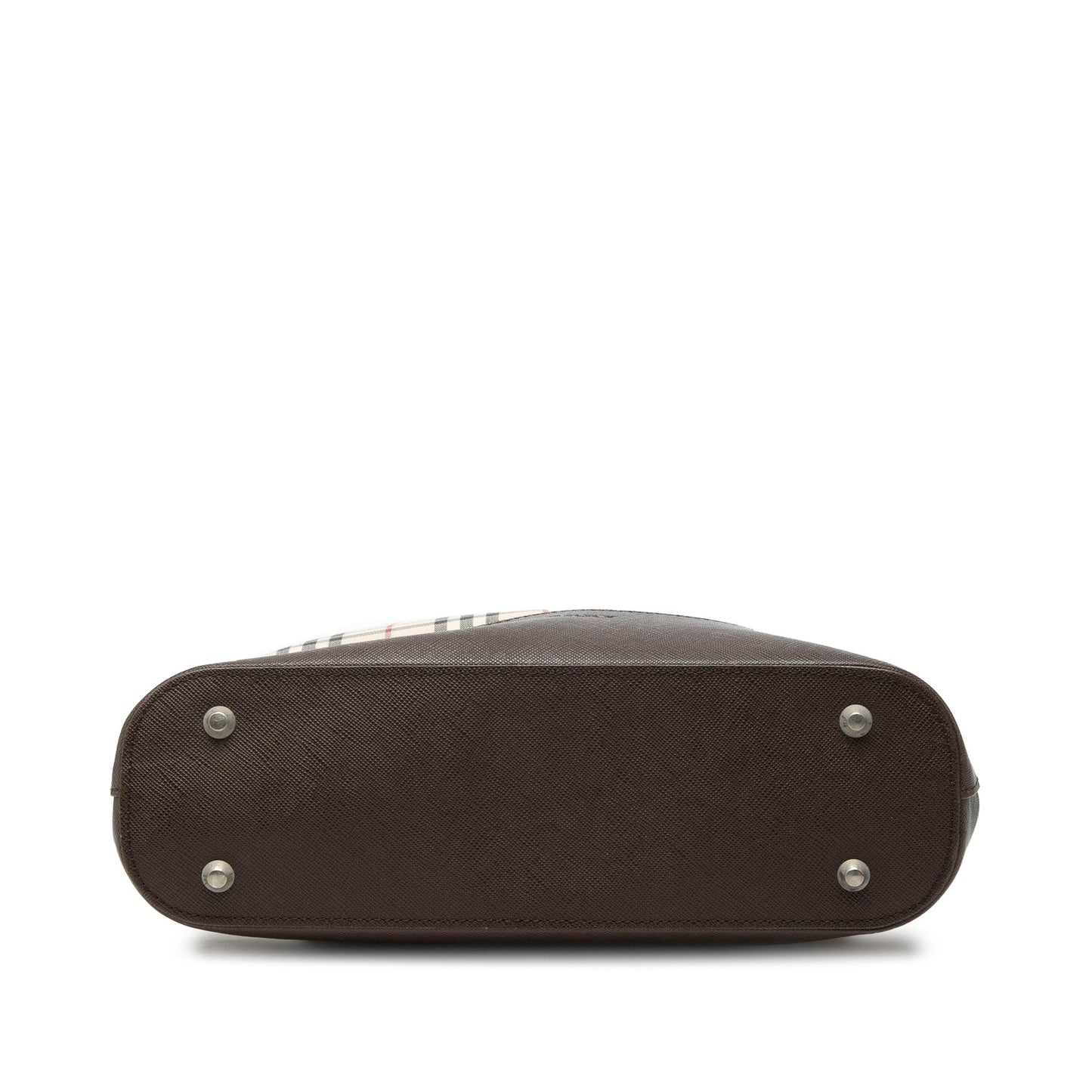 Burberry House Check Canvas Shoulder Bag