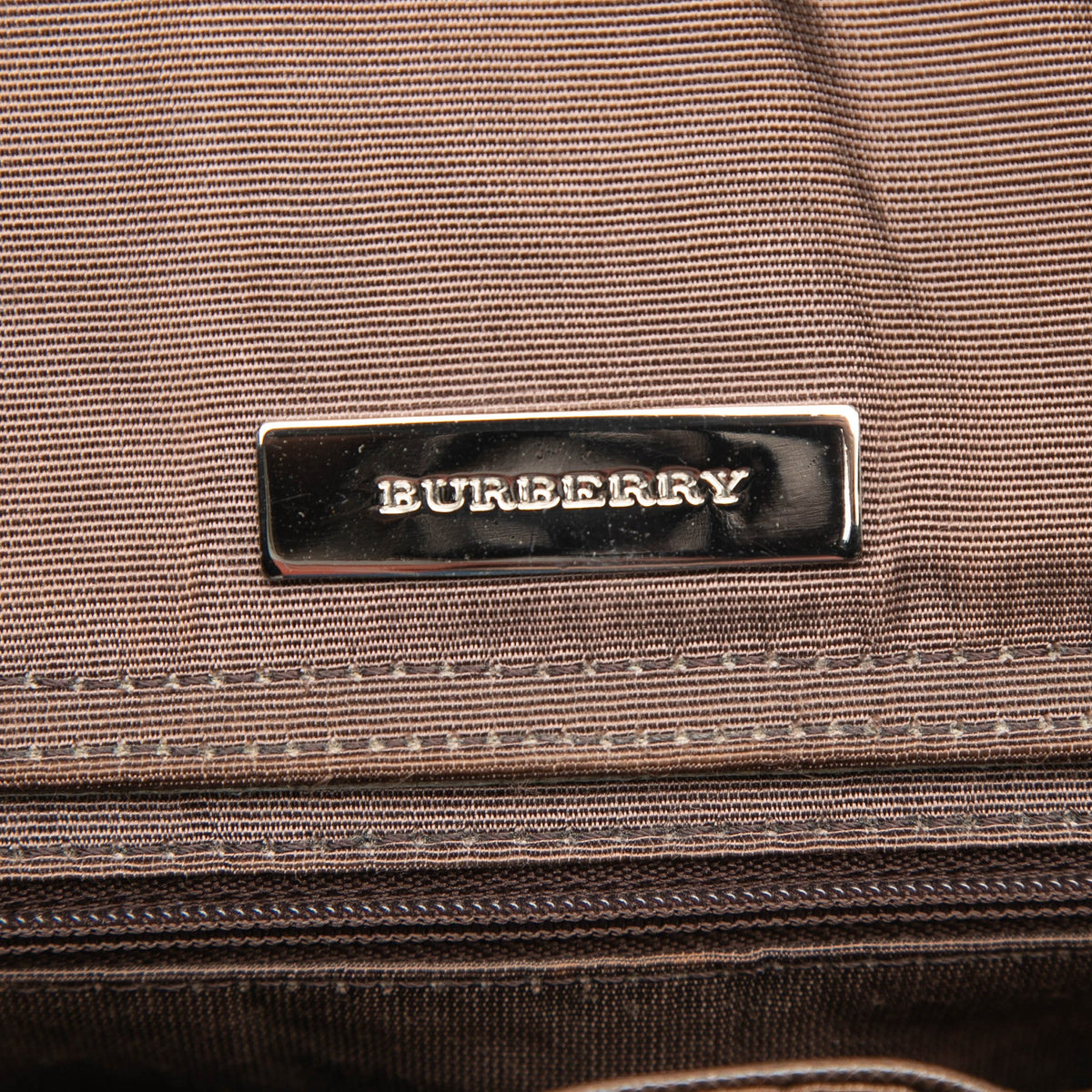 Burberry House Check Canvas Shoulder Bag
