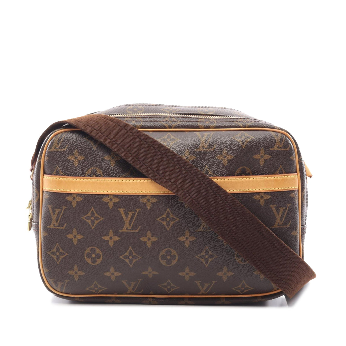 Louis Vuitton Monogram Reporter PM — Brown