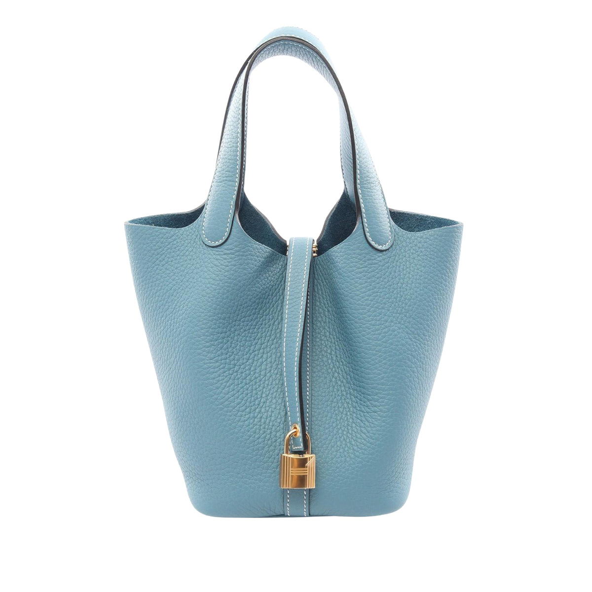 Hermès Clemence Picotin Lock 18 — Blue