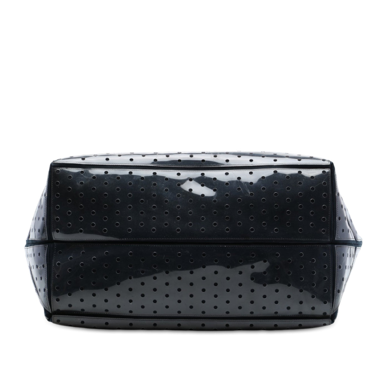 Chanel CC Quilted Cotton and PVC Punching Tote