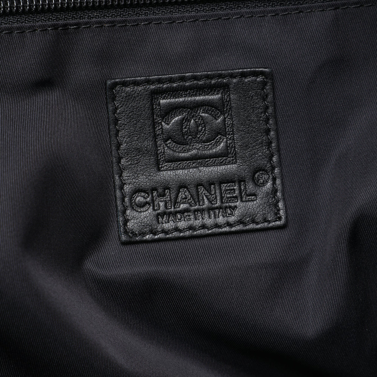 Chanel CC Quilted Cotton and PVC Punching Tote