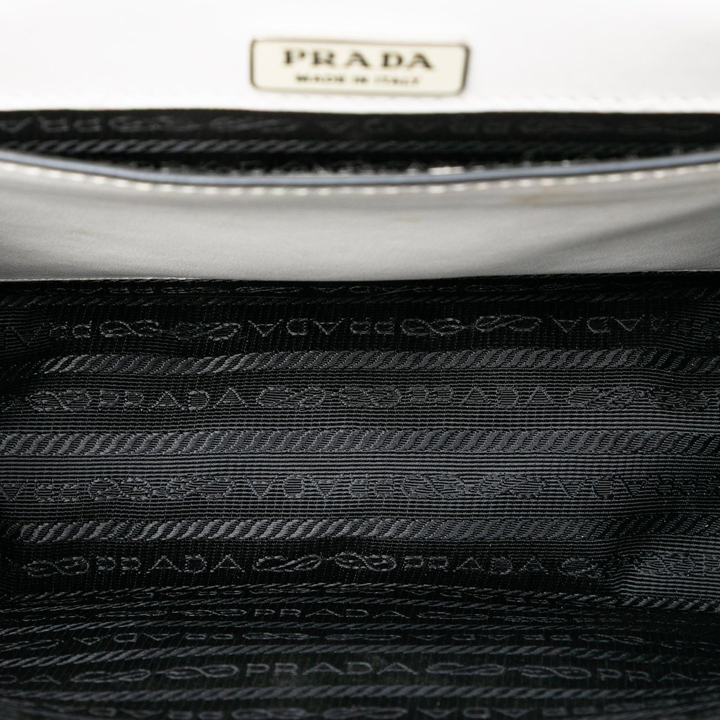 Prada City Calf Studded Folk Corsiere Satchel